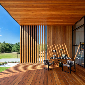 Moderno legno resistente alle intemperie stecche eco-friendly feritoie in legno garanzia di 5 anni per balcone Villa all'aperto parete/soffitto/partizione - Product Image 1