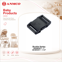 ANMCO Harnais de sécurité personnalisé à 3 points avec boucle de dégagement central pour siège rehausseur pour bébé