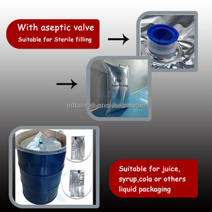 Válvula aséptica de plástico de aluminio 5L-50L Foil BIB Bag en caja para bebidas líquidas Champagne Food Grade con Vitop Tap - Product Image 6