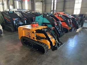Obral pengendali jarak jauh Mini Skid Steer mesin traktor Mini multifungsi mesin pemuat Skid Steer Mini - Product Image 2