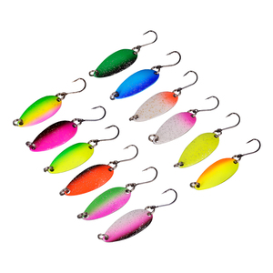 Esca da Pesca in Metallo Bicolore 5,5cm 3g, Esca Dura Artificiale per <span class=keywords><strong>Trota</strong></span> e Spigola, Vendita all'Ingrosso - Product Image 1