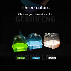 Özelleştirilmiş renk muhabbet kuşu Mini domates güvercin kuş kafesi banyo - Product Image 2