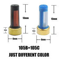 Microfiltro de inyector de combustible de gasolina para Universal 6*3*13mm