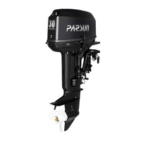 Moteur hors-bord marin haute performance 30 CV T30A, 2 temps, cylindrée 496 cm³, avec longueur d'arbre de 15/20 pouces