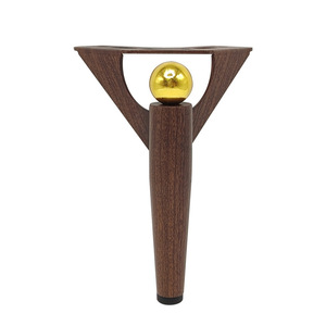 Patas de Muebles de Madera de Nogal Wansheng de 15 cm, Modernas y Sencillas, para Gabinetes, Sofás, Muebles para TV, Mesitas de Noche - Product Image 1