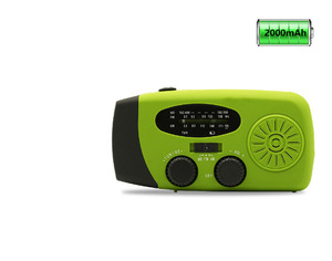 Linterna Portátil Multifuncional de Emergencia MC HM-071 con Manivela, Recargable Solar, <span class=keywords><strong>Radio</strong></span> AM/FM Meteorológica, >5000mAh - Product Image 5