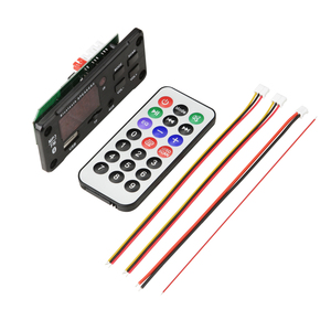 Módulo de <span class=keywords><strong>Audio</strong></span> inalámbrico <span class=keywords><strong>Bluetooth</strong></span> 5,0 DIY 12V MP3 WMA WAV placa decodificadora USB TF FM Radio manos libres grabadora de voz Digital coches - Product Image 6