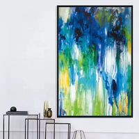 Peinture à l'huile peinte à la main personnalisée colorée sur toile Art abstrait peintures texturées épaisses