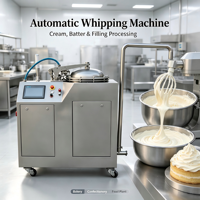 Machine à remplir les gâteaux automatique commerciale 130L, injecteur de crème pâtissière gonflable, équipement de boulangerie pour cupcakes et pâtisseries