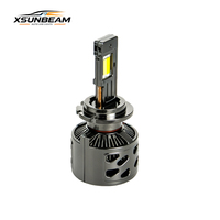 Kit de conversion de phares LED au xénon moulé sous pression tricolore, dernière conception, performances toutes saisons, ampoules D1S D2S D3S D4S D5S