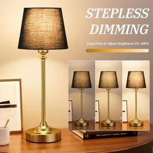 <span class=keywords><strong>Lampe</strong></span> <span class=keywords><strong>de</strong></span> lecture Senya-Pro Nordic Iron PC en métal, trois couleurs, contrôle tactile USB, protection des yeux, sans fil, pour chambre à coucher - Product Image 4