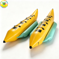 Bateau gonflable banane, traîneau aquatique remorquable de qualité commerciale pour jet ski, équipement de divertissement pour la plage et la mer destiné aux entreprises de location