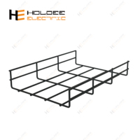 HOLDEE Panier en treillis métallique galvanisé thermolaqué pour câbles, prix usine
