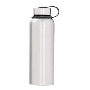 Thomas Water Bottle Flask Vacuum Insulated Stainless Steel New Wide Mouth with Sport Straw Hot 18oz 32oz 40oz