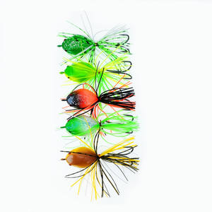 Topwater <span class=keywords><strong>Grenouille</strong></span> Wobbler Popper Leurres De Pêche Appât De <span class=keywords><strong>Grenouille</strong></span> Artificiel Dur Avec Rotation Queue <span class=keywords><strong>Souple</strong></span> <span class=keywords><strong>Brochet</strong></span> Leurres De Pêche - Product Image 2