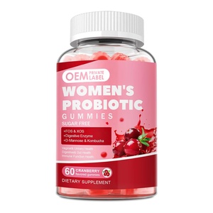 Gummies prébiotiques <span class=keywords><strong>et</strong></span> probiotiques OEM 200 milliards de UFC avec D-Mannose Kombucha pour la santé intestinale, soutien vaginal <span class=keywords><strong>et</strong></span> urinaire - Product Image 1