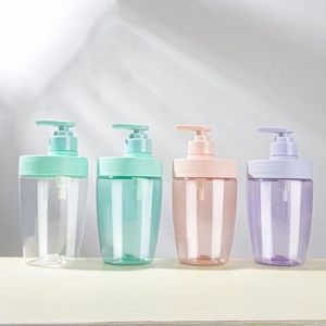 <strong>High</strong> End 500ml PET Custom <strong>Colorful</strong> Lotion Shampoo Bottles with Wide Mouth Pump Sprayer Excellent <strong>Performance</strong> for Screen <strong>Printing</strong> - Product Image 1