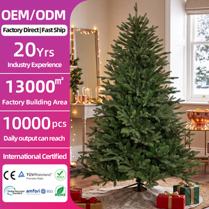 Arbre de Noël <span class=keywords><strong>Artificiel</strong></span> Réaliste en PE et PVC, 1,2 m, 2,1 m, 3 m, Plein Volume, Personnalisable OEM, Certifié REACH UL, Vente en Gros - Product Image 1