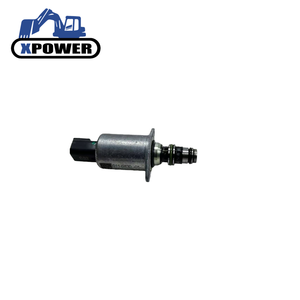 โซลินอยด์วาล์วปั๊มไฮดรอลิก Xpower 611-6430 6116430 24V สำหรับรถขุด 320 320GC 323 323GC 336GC วาล์วสวิง - Product Image 1