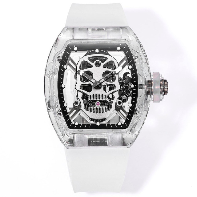 Limited Edition 5201 Mechanical Watch With Sapphire Crystal Case Skull Dial Luxury Watch Waterproof Luxury Wristwatch