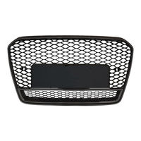 Grille avant en nid d'abeille style A5 S5 RS5, noir brillant ABS, pour Audi A5 S5 B8.5 2012 2013 2014 2015 2016