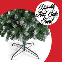Vente en gros Arbre de Noël artificiel peint vert et blanc de 6.5 pieds