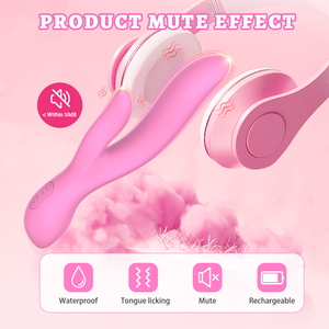 Ylove Bán Buôn Mềm Silicone Thỏ <span class=keywords><strong>Vibrator</strong></span> G Tại Chỗ Rung Dildo Mạnh Mẽ Clit Kích Thích Massager Âm Vật Rung - Product Image 3