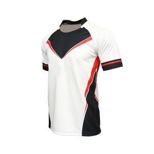 Vêtements de sport professionnels à séchage rapide pour hommes adultes, logo personnalisé, logo d'équipe, impression par sublimation, maillot de rugby - Product Image 6