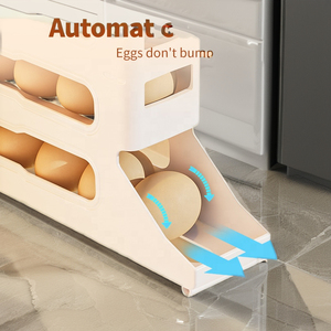 Tự động 4 lớp nhựa trứng nhà bếp tủ lạnh 30-Trứng lưu trữ cán <span class=keywords><strong>container</strong></span> trượt bên cửa chuyên dụng trứng thực phẩm - Product Image 4