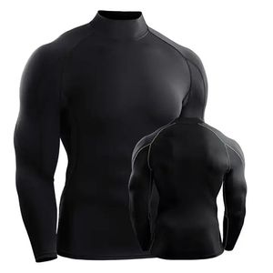 Abbigliamento Fitness da uomo Bodybuilding abbigliamento da corsa con elastico per il sudore attillato abbigliamento sportivo da palestra maglietta - Product Image 4