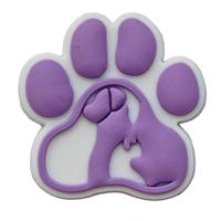Acheter DIY Accessoires pour Sabots et Chaussures Décor Supérieur Pet Lover-Focused Colorful PVC Paw Shoe Charms Bright Paw Print Decorations