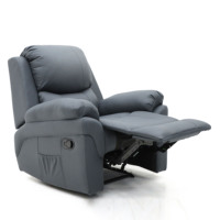 Geeksofa Fauteuil inclinable manuel en tissu moderne de qualité supérieure avec pierre et pivotant
