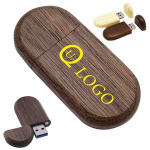 Memoria USB 3.0 de Madera Personalizable, Producto Promocional Hecho de Metal Duradero - Product Image 1