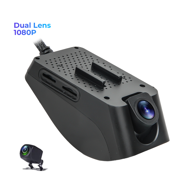 2025 New Car Dash Camera hd GPS Tracking Support Live Remote Monitoring with Two Camera Video Recording FHD1080P WiFi Hotspot