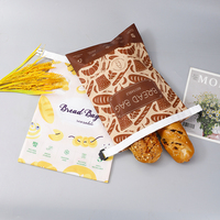 Sac à pain réutilisable en coton recyclé RPET écologique, pliable, personnalisable, pour le stockage des aliments frais et les courses