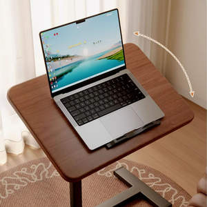 Table de service TV ultra-plate, <span class=keywords><strong>plateau</strong></span> repas TV <span class=keywords><strong>inclinable</strong></span> et réglable en hauteur, table pliante avec support <span class=keywords><strong>pour</strong></span> livre 600*400mm - Product Image 2