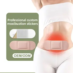 Custom Packaging Organic Wormwood Pad Moxibustion Paste Patch Long Last Hot Pad