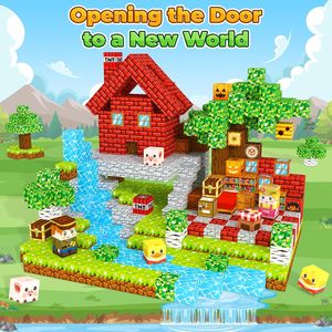 Set di Blocchi Magnetici da Costruzione, <span class=keywords><strong>Gioco</strong></span> di Cubi Magnetici per Bambini, Ragazzi e Ragazze, Regalo Perfetto per Natale e Compleanno - Product Image 5