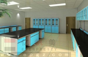 Muebles <span class=keywords><strong>de</strong></span> <span class=keywords><strong>Laboratorio</strong></span> Escolar, Mesa <span class=keywords><strong>de</strong></span> <span class=keywords><strong>Laboratorio</strong></span> <span class=keywords><strong>de</strong></span> Madera para <span class=keywords><strong>Química</strong></span> y Biología con Grifos, Fregadero y Paneles Perforados - Product Image 5