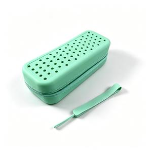 Estuche de Silicona para Gafas de Natación con Orificios Transpirables y Redondos para Equipo de Natación - Product Image 2