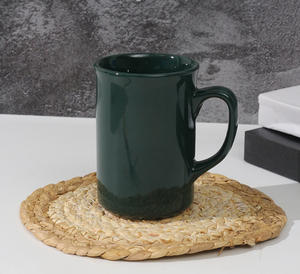 Classic Straight Body <b>Ceramic</b> Mugs, Multi-color Options, Durable Porcelain Coffee <b>Cups</b> for Daily Use & Gifting - Product Image 2