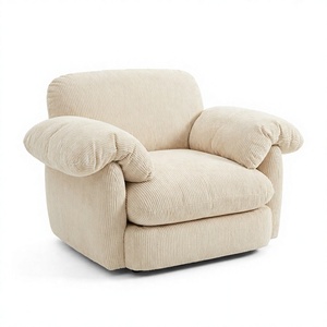 Divano Moderno Minimalista Monoposto in Scatola, Poltrona in Velluto a Coste per Appartamenti <span class=keywords><strong>e</strong></span> Spazi Piccoli - Product Image 1