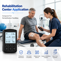 Profesyonel Rehabilitasyon TENS EMS Elektroterapi Cihazı Çift Kanallı 25 Programlı Tip-C Şarjlı AĞRILANDIRMA GİDERİCİ İyileştirme Terapisi