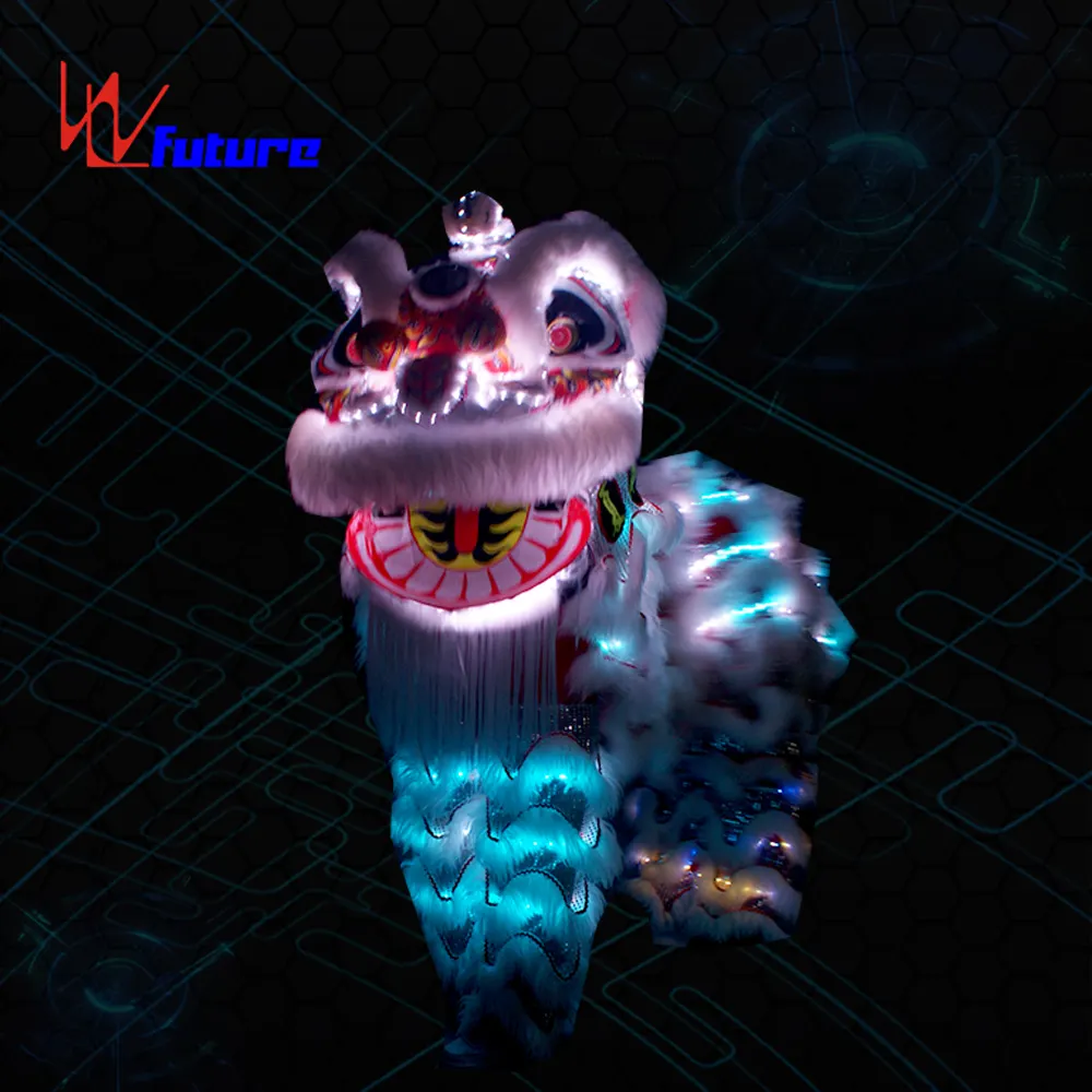 Future LED Lion Dance Costume Dragon Lion Event Festival Celebration Traditional Chinese Customized Logo Animal Logo Unisex 1 Pc