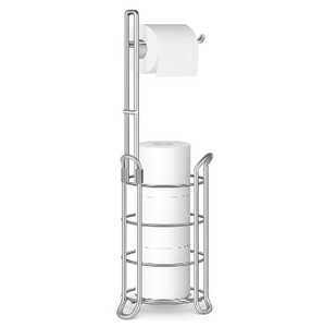 Modern Hotel Use Home Toilet Paper Holder <b>Standing</b> Wrought Iron Bathroom <b>Shelving</b> <b>Unit</b> with Eco-Friendly Design - Product Image 5