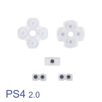 Pièces de réparation, bouton de clavier, tampon en caoutchouc pour manette Playstation 4 JDS-010 JDS-020 JDS-030, adhésif conducteur