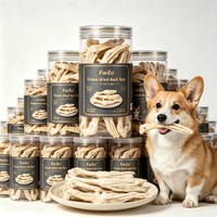 Friandises pour chiens et chats à base de pattes de canard lyophilisées, riches en protéines, sans céréales, vente en gros, personnalisables