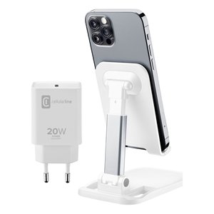 Caricabatterie USB Type-<b>C</b> <b>CHARGE</b> & STAND KIT White CHARGESTANDKITIPH - Product Image 1