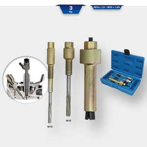 BRILLIANT TOOLS - BT561020 Kit d'extracteur et de retrait de bougies de préchauffage (3 pièces) -ENSEMBLE MOTEUR ET DISTRIBUTION EAN 4042146779392 - Product Image 2