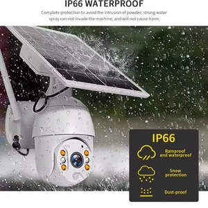 4K Smart 4g Sim Card 5mp Wifi Wireless Ip Ptz Surveillance <b>Security</b> Network Cctv Camera with Outdoor Alarm Tracking Solar Ubox - Product Image 6